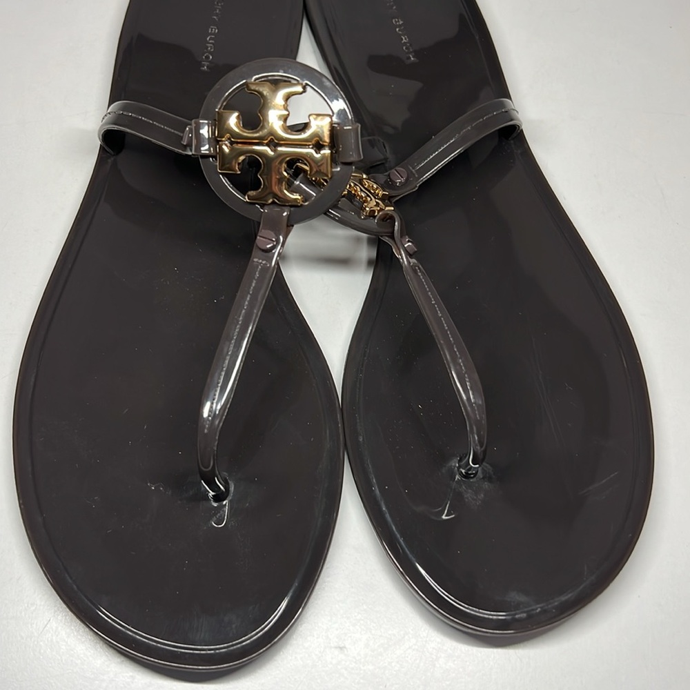 Tory Burch Mini Miller Jelly Thong Black
Sandal Women's Size 10 M - Picture 2 of 16